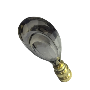 Hot bán đẹp tinh thể màu đen đèn finials thiết kế mới cho đèn <span class=keywords><strong>Shade</strong></span> Covers & Shades - Product Image 3