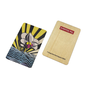 Đổi mới mới đầy đủ màu sắc in ấn thân thiện với môi trống kinh doanh chính lá vàng màu RFID NFC thẻ gỗ cho đám cưới - Product Image 5