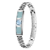 Bracelet intelligent L18, bracelet de suivi de la santé, compteur de pas, moniteur de fréquence cardiaque pour femmes