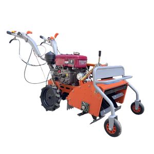 Newpanda 8HP 180W Motoculteur de jardin diesel à démarrage électrique 70 cm avec cadre renforcé, roulement, conversion à plateau plat et bac à herbe, Shandong - Product Image 2