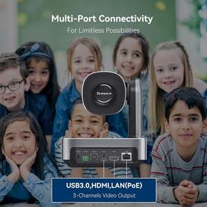 Tenveo PTZ Kamera und Controller VL12U 12X Zoom AI Auto Tracking 4K PTZ Konferenz kamera mit KB300PRO PTZ Joystick Controller - Product Image 5