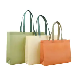 Pure No-Waven Bag Amount Colors Freidly Enviroment Shopping Bag In Stock custom logo