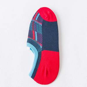 Chaussettes de cheville amusantes personnalisées Chaussettes bateau en coton chaud Chaussettes courtes unisexes antidérapantes pour pied gauche et droit - Product Image 1