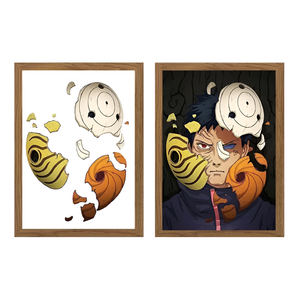 Décoration de bureau moderne, boîte à lumière LED avec cadre d'art <span class=keywords><strong>anime</strong></span> pour salle de divertissement - Product Image 1