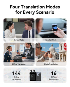 Wooask A9S Standalone ai dịch tai nghe với màn hình, thời gian thực 144 ngôn ngữ & 16 offline, chatgpt, dòng nhạc, chỉ Wifi - Product Image 6