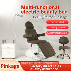 <span class=keywords><strong>Table</strong></span> de <span class=keywords><strong>massage</strong></span> électrique moderne pour salon de beauté, lit facial marron à 3/4 moteurs, équipement de <span class=keywords><strong>spa</strong></span> - Grande Vente - Product Image 6