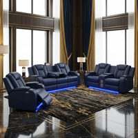Fauteuil inclinable électrique professionnel Frank avec porte-gobelets et haut-parleur Bluetooth pour home cinéma
