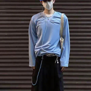 <span class=keywords><strong>Camiseta</strong></span> holgada Unisex Vintage personalizada <span class=keywords><strong>de</strong></span> fábrica, <span class=keywords><strong>camiseta</strong></span> <span class=keywords><strong>de</strong></span> malla deportiva <span class=keywords><strong>de</strong></span> carreras Retro, ropa <span class=keywords><strong>de</strong></span> calle <span class=keywords><strong>de</strong></span> fútbol, baloncesto, fútbol americano - Product Image 4