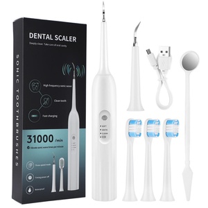 Kit de Blanqueamiento Dental Inteligente para el Hogar, Interruptor Táctil 2 en 1, Removedor de Sarro Dental Sónico, Eliminador de Placa y Cepillo de Dientes Eléctrico - Product Image 1