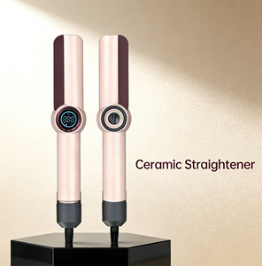 Lisseur de cheveux électrique professionnel 2-en-1 infrarouge avec écran LCD, chauffage rapide en céramique, température réglable, usage domestique - Product Image 3