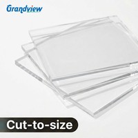 Panneau en Perspex Transparent Flexible PMMA 1mm 2mm 3mm 4mm 5mm 8mm 1220*2440 4x8ft Feuille Acrylique Transparente
