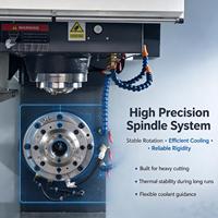 Centre d'usinage vertical et horizontal CNC LEYO VH10 BT40 8000 tr/min pour pièces complexes à cinq faces avec échelle linéaire et outil automatique