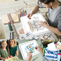 Outils de dessin de tableau blanc d'écriture manuscrite en acrylique OEM ODM Boîte de traçage lumière LED pour artiste