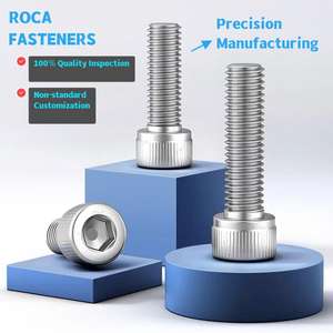 Tornillo de cabeza hexagonal métrica de acero inoxidable 304, Perno de cabeza hexagonal, Perno Allen, tornillo de cabeza plana, Perno de cabeza de oblea plana ultrafino - Product Image 2