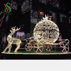 Led Lighting <strong>Outdoor</strong> <strong>Candy</strong> <strong>Canes</strong> Bear Claus Giant Ball Deer Carriage Motif Rope <strong>Light</strong> for Super Market - Product Image 4