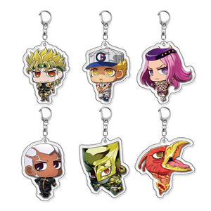 อะนิเมะโจโจ้ บิสเซอเร แอดเวนเจอร์ ชิบิพวงกุญแจอะคริลิค JJBA โจทาโร่ จิโอร์โน โจลีน ดิโอ โจสุเกะ บรูโน่พวงกุญแจกระเป๋าน่ารักของขวัญ - Product Image 1