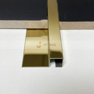 JYFMETAL M146 Profilé de nez de marche contemporain en acier inoxydable 304, durable, étanche et antidérapant, garantie 5 ans, pour appartement - Product Image 5