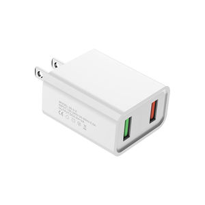 US EU Plug Wholesale USB 5V 2A <span class=keywords><strong>Chargeur</strong></span> mural rapide QC3.0 10W <span class=keywords><strong>Chargeur</strong></span> de téléphone universel Adaptateur secteur Accessoires - Product Image 3