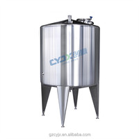 CYJX Réservoir d'eau en acier inoxydable isolé en acier inoxydable Équipement de stockage de produits chimiques Stockage horizontal de l'eau et du lait