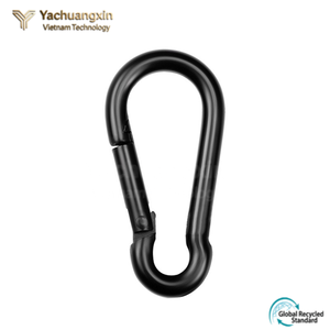 Mousqueton à ressort en acier au carbone galvanisé de haute qualité 70 mm pour l'industrie générale, l'escalade et l'alpinisme - Product Image 2