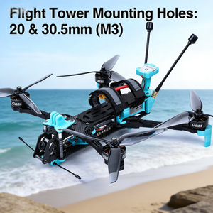 Dron de Carreras FPV Plegable de 7 Pulgadas de Largo Alcance para Producción Cinematográfica, Marco de Fibra de Carbono, Motor C287, UAV Quadcopter - Product Image 4