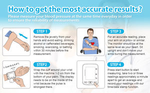 पोर्टेबल कलाई रक्तचाप की निगरानी निर्माता Tensiometro कलाई Sphygmomanometers डिजिटल - Product Image 6