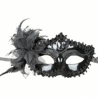 Masque de fête d'Halloween, accessoires de décoration, masque de bal pour femmes, masque de maquillage pour événements thématiques