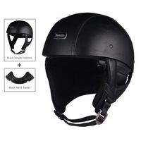 Casque de moto rétro à pédale, batterie, véhicule électrique, casque de sécurité léger, demi-casque en ABS