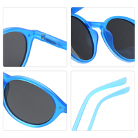 Vente chaude Unisexe Lunettes De Soleil D'extérieur Transparent/Blanc Miroir Bleu/Or Métal Polarisées Gafas De Sol Para Hombre Lifestyle