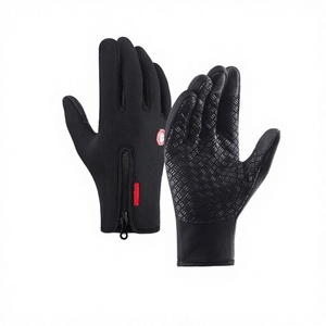 Gants thermiques unisexes pour la pêche en hiver, imperméables, coupe-vent, compatibles avec les écrans tactiles, fermeture à boucle, doublures pour gants - Product Image 2