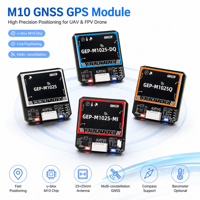 GPS Module M10 GNSS Positioning Module with Compass Barometer for FPV Drone UAV Flight Controller High Precision