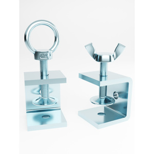 Collier de serrage pour tuyau en fer galvanisé de 2 pouces avec anneau de levage pour l'industrie générale - Product Image 1