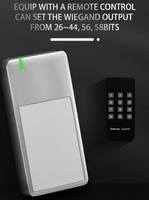 Lector de Tarjetas de Proximidad Secueky X2-RX IK10 de Metal con Precio de Fábrica, Lector Wiegand de 125KHz EM y 13.56MHz Mifare RFID para Control de Acceso