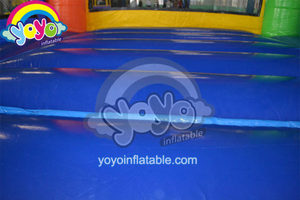 Maison gonflable de rebond arc-en-ciel de 14 pieds conception multicolore équipement de fête de centre de jeu pour enfants en PVC de qualité commerciale - Product Image 2