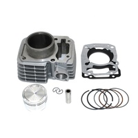 Kit de Cilindro para Motocicleta TITAN150 de 57.3mm, Bloque de Cilindro con Pistón, Anillos y Juntas para CG TITAN 150 CBF150