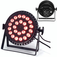 Professionnel 24x18W RGBWA UV 6in1 LED Par scène lumière DJ lavage blanc émettant pour scène 24x12W RGBW DMX éclairage de fête