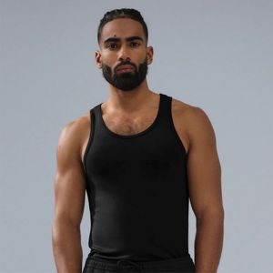 Débardeurs pour hommes élégants et tendance, en coton mélangé, sans manches, de haute qualité, respirants, à séchage rapide, anti-boulochage - Product Image 1