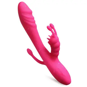 3 In 1 Licking Clitoris Anal Vaginal Massager Heating Sex Products Dildo Vibrator Sex Toys for Woman sexy video fulxxx video%