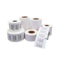 Etiquetas Adhesivas en Rollo para Impresora de Inyección de Tinta, Etiquetas de Embalaje de Polipropileno Brillante con Código de Barras para Epson TM-C3500, para Chocolate, Alimentos para Mascotas, Pan