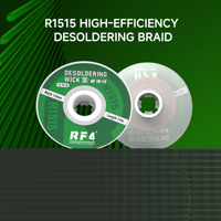 NOUVEAU RF4 R1515 Mèche à dessouder à faible résidu de 1,5 mm pour réparation de PCB, BGA et téléphones portables, et reprise BGA