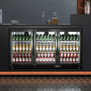 Mini Nevera Vertical de Doble Puerta para Debajo del Mostrador, Enfriador de Cerveza Negro, Refrigerador, Superventas - Product Image 3