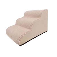 Tapis d'escalier pour chien, amovible, lavable, respirant, marches en éponge, écologique, doux, confortable, sans assemblage, toutes saisons