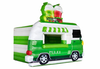 Nouveauté, camion alimentaire gonflable, bar à smoothie frais, support de limonade pour enfants, bar à boissons gonflables, support gonflable personnalisé à vendre