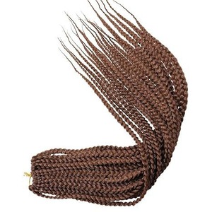 Extensiones de Cabello Sintético para <span class=keywords><strong>Trenzas</strong></span> de Tres Hilos, <span class=keywords><strong>Trenzas</strong></span> Box Braids de 10-30 Pulgadas para Mujeres Afroamericanas - Product Image 5