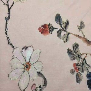 Foulard Hijab méditation imprimé Floral pour femmes, écharpe en Polyester, doux et lisse, sensation douce, nouveau - Product Image 6