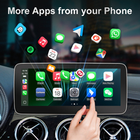 Autoradio de navigation tactile QLED compatible CarPlay, AM/FM DSP pour Mercedes Classe B 2013-2019, système NTG 4.5, GPS intégré