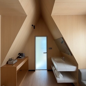 Kit Prefabbricato per Cabina Triangolare Modulare, Rifugio di Montagna, Casa Minuscola Off-Grid, Alloggio Boutique, Hotel, Villa Certificata ISO - Product Image 5