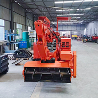 Dredger-racleur-porteuse électrique portable avec moteur et pompe pour le nettoyage des fosses d'eau et des silos des mines souterraines 50m/H