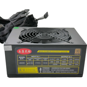 80 Gold Medal Fuente de alimentación para computadora de escritorio 2000W 2200W 1850W 1800W Admite fuente de alimentación Multi <span class=keywords><strong>GPU</strong></span> Fuente de alimentación de módulo completo - Product Image 5