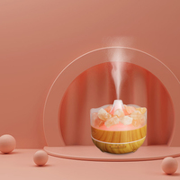 Nouveau Design 300ML Luxe D'aromathérapie Ultrasonique Électrique D'huile Essentielle Sel Lampe Diffuseur